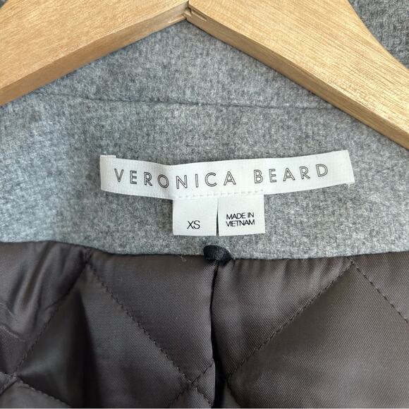 VERONICA BEARD Flint Toggle Twill Dickey Wool Coat - Picture 7 of 8